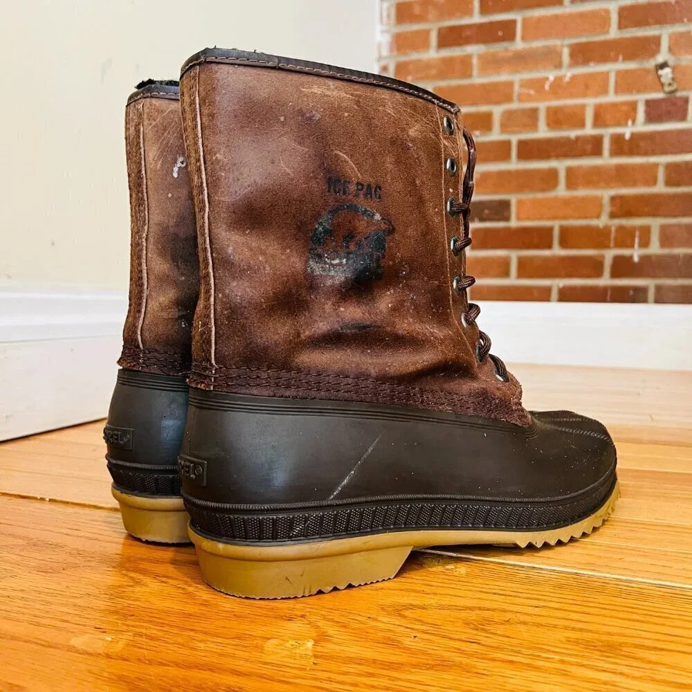 Sorel Kaufman Canada Waterproof Work Boots Felt Lined Size 13